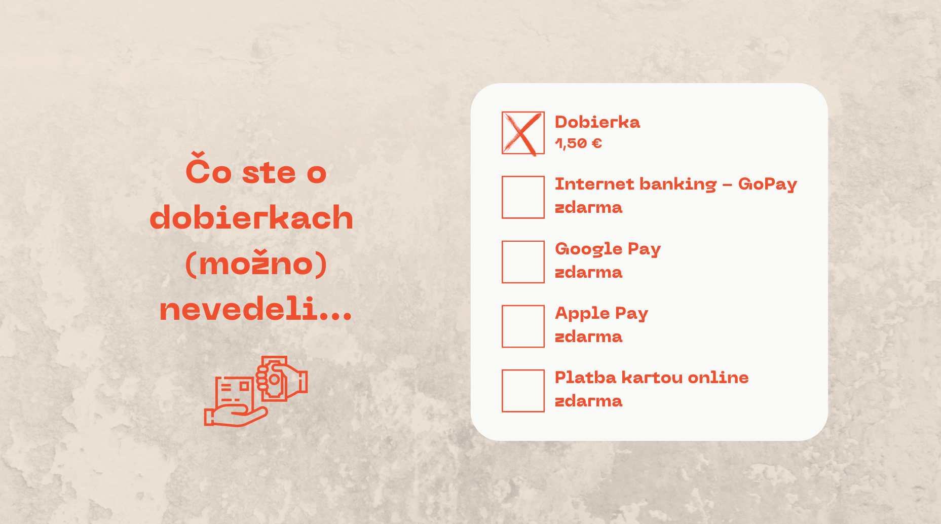 Čo ste o dobierkach (možno) nevedeli...