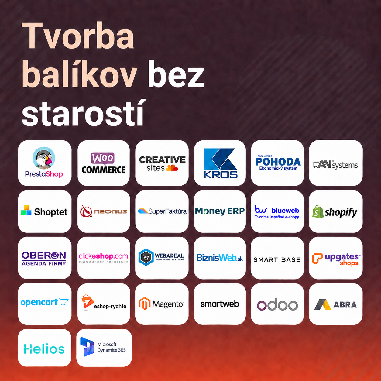 Hromadná tvorba balíkov v expedičnom systéme Neoship